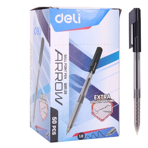  BOLIGRAFO DELI ARROW EXTRA SMOOTH 1  MILIMETRO NEGRO CAJA X50