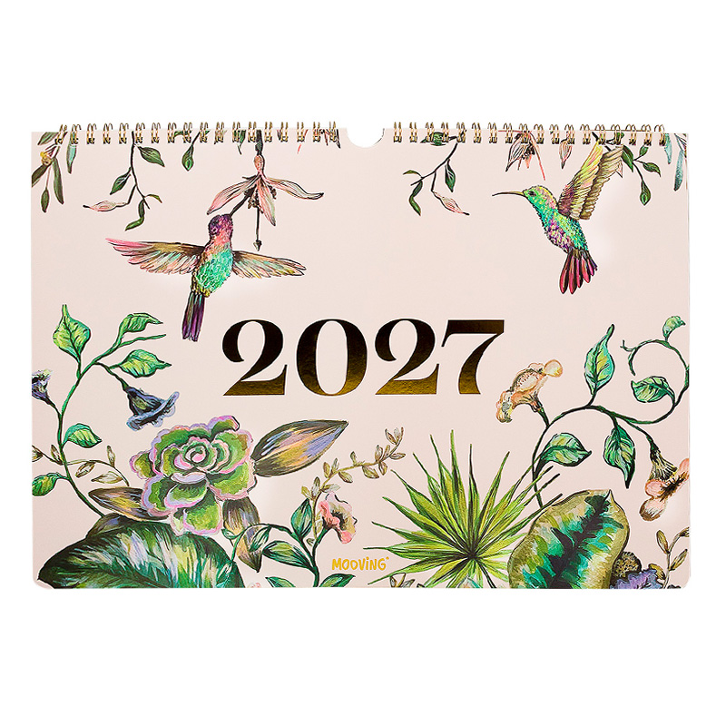  CALENDARIO MOOVING 35X25 FLORAL