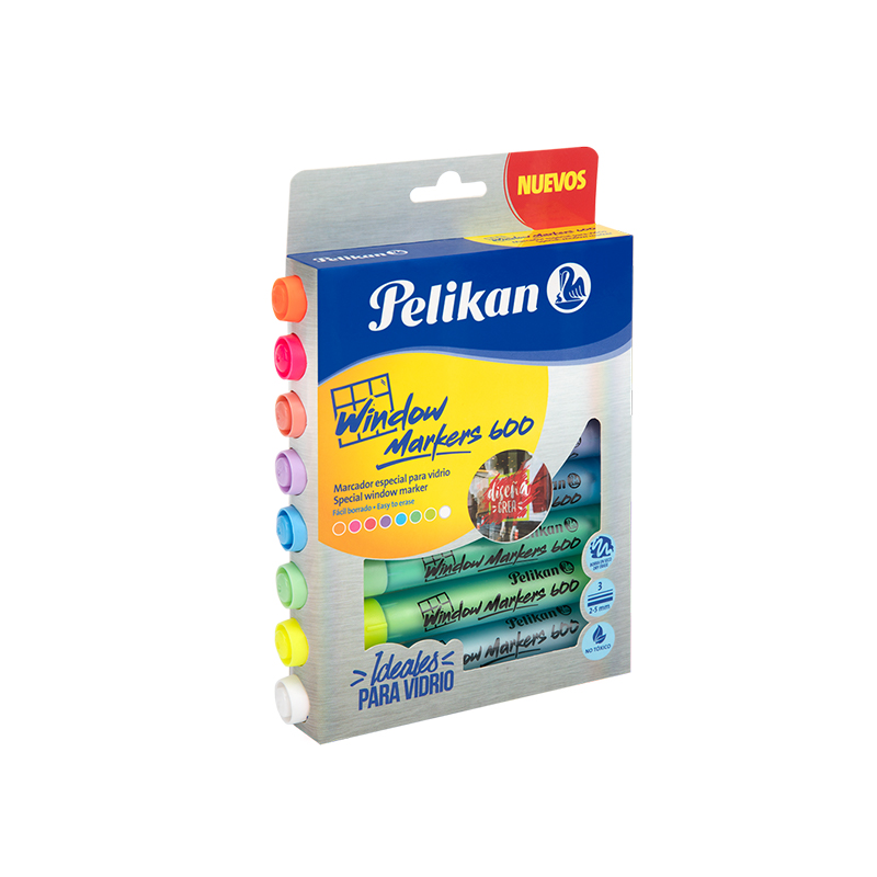  MARCADOR PARA VIDRIO PELIKAN X8 SURTIDO