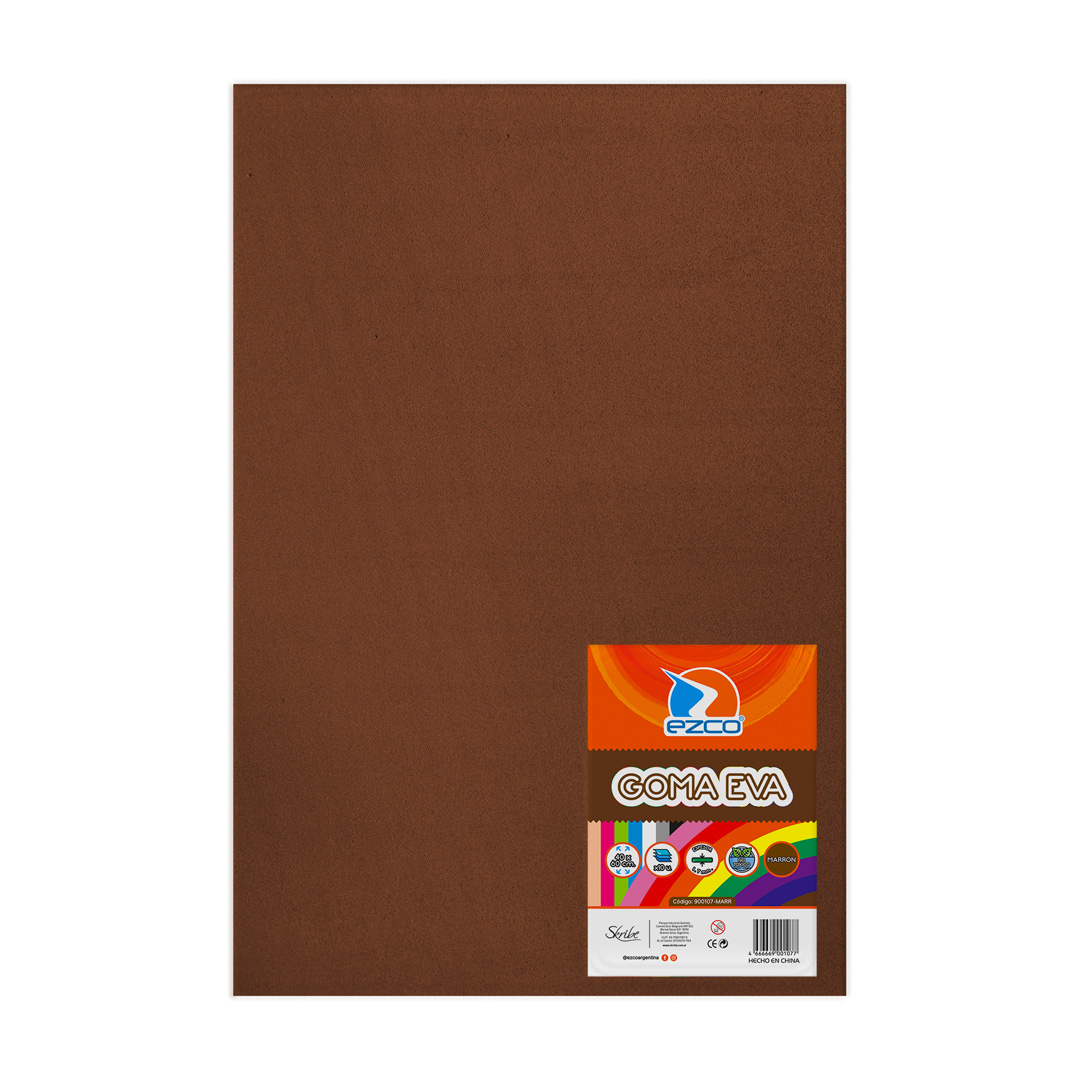  GOMA EVA EZCO 40X60 X10 MARRON 1.7MM