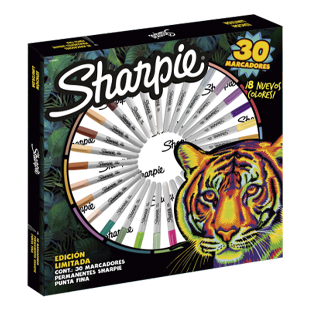  MARCADOR PERMANENTE SHARPIE RULETA EARTH  X30