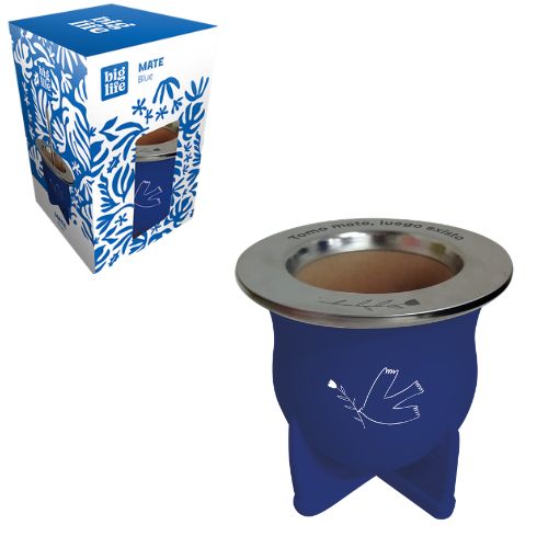  SET MATE RESINA Y BOMBILLA AZUL