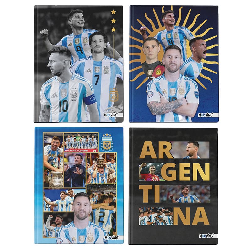  CUADERNO MOOVING 16X21 TAPA DURA COSIDO;
48H AFA