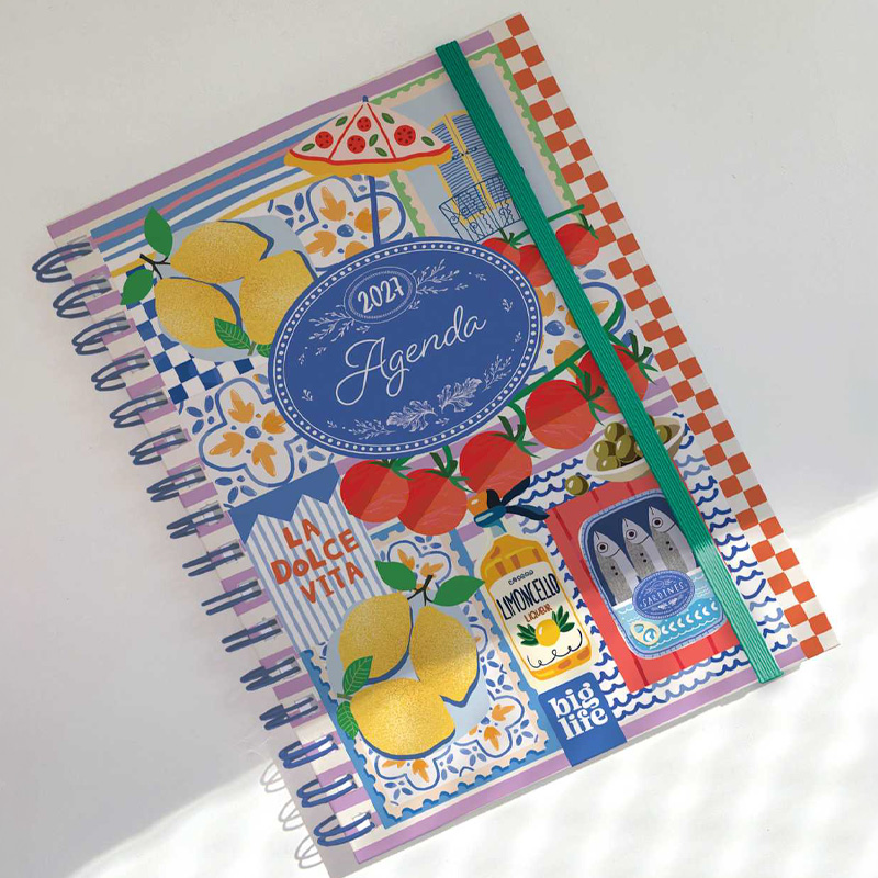  AGENDA BIG LIFE 16X22 DIA X PAGINA DOLCE  VITA
