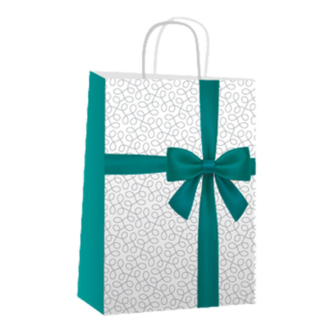  BOLSA PAPEL FANTASIA BRANDPACK 30X12X41 X25 REGALO TIFFANY