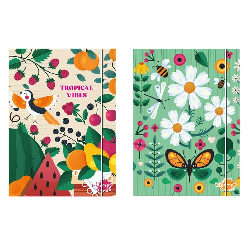  CARPETA 3 SOLAPAS OFICIO INKDROP LOVELY