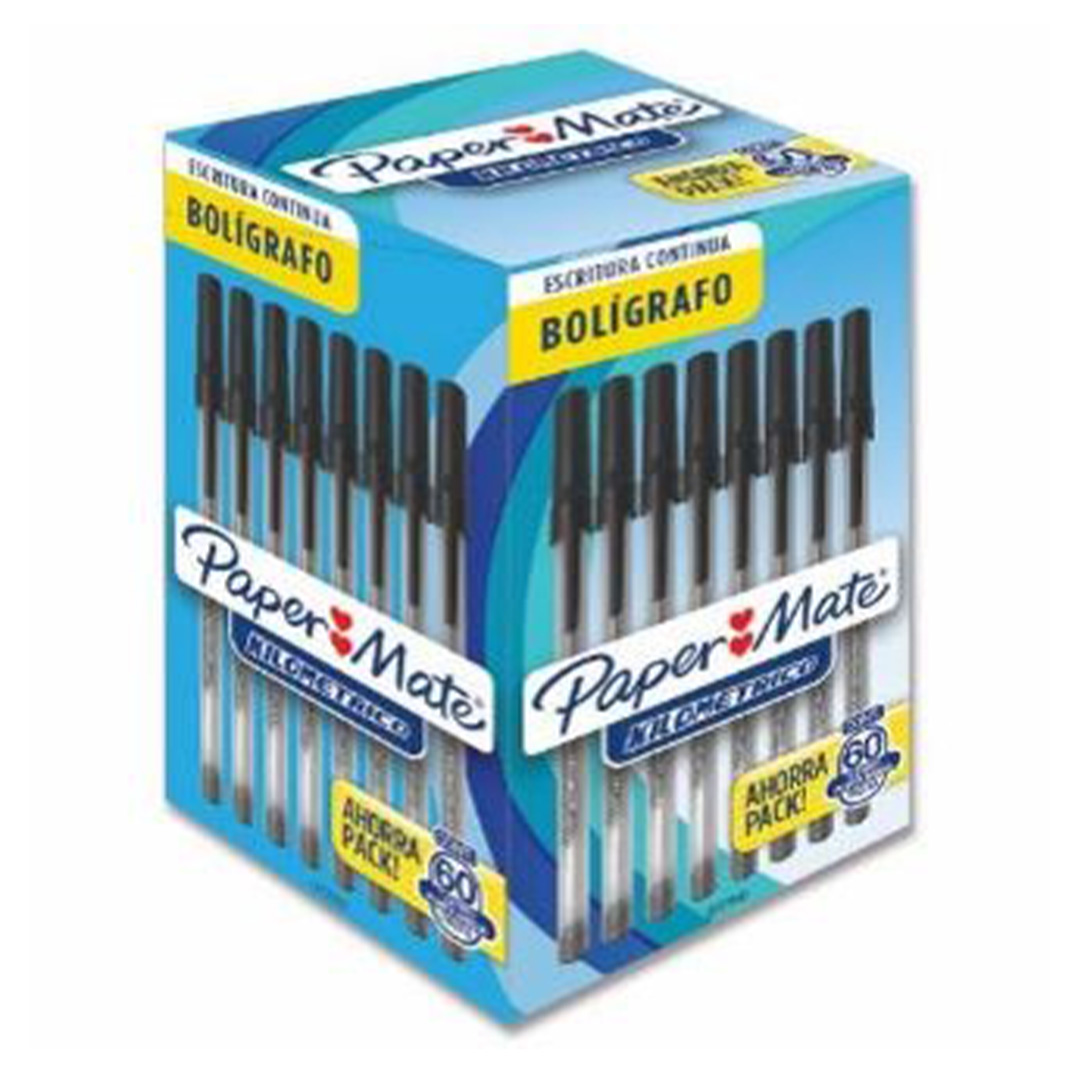  BOLIGRAFO PAPERMATE KM ECONOMICO NEGRO;
X60