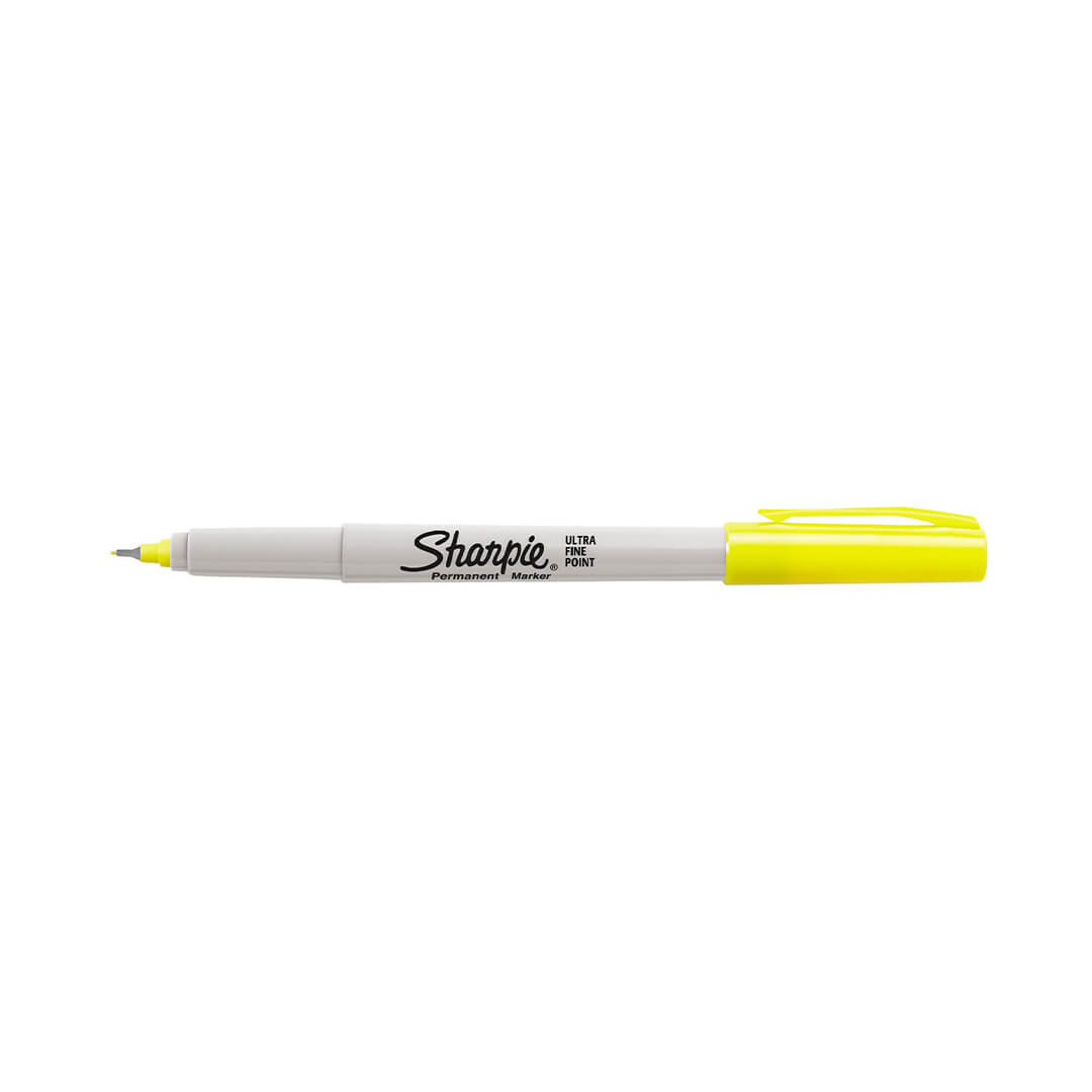  MARCADOR PERMANENTE SHARPIE ULTRA FINO;
AMARILLO SUPERSONICO X12