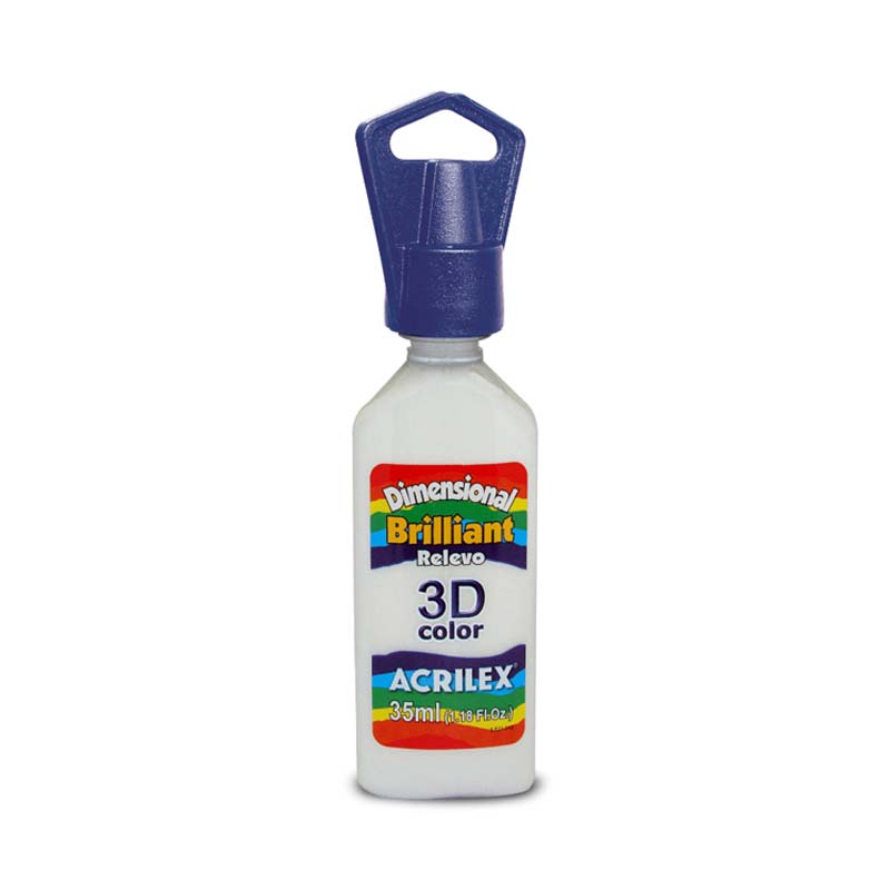  DIMENSIONAL RELIEVE 3D BRILLANT ACRILEX 35ML BLANCO