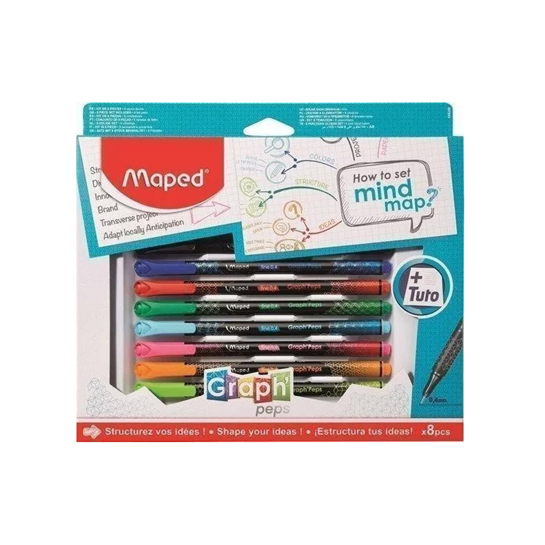  MICROFIBRA MAPED SET ESCRITURA MIND MAP