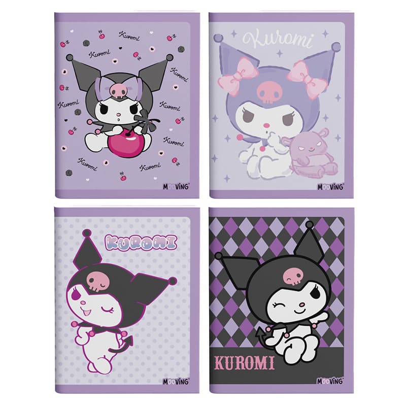  CUADERNO MOOVING 16X21 TAPA FLEXIBLE;
ABROCHADO 48H KUROMI