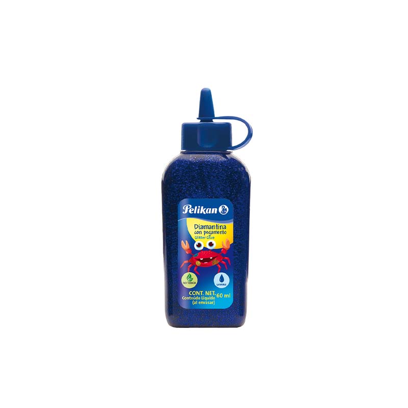  ADHESIVO GLITTER PELIKAN 60ML AZUL REY;
CAJA X6
