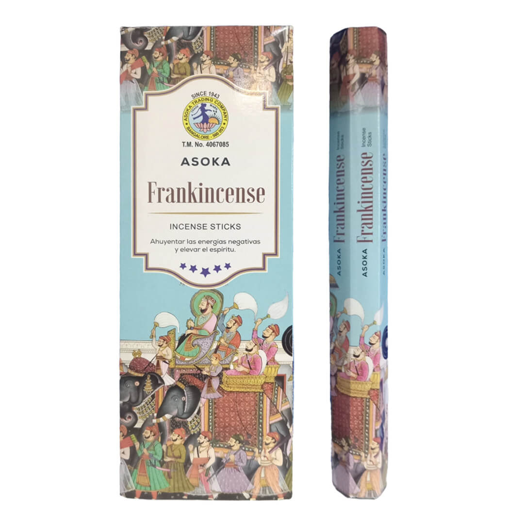  SAHUMERIO ASOKA HEXAGONAL X6  FRANKINCENSE