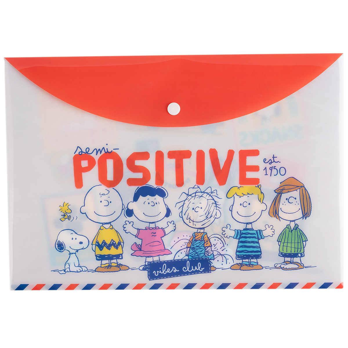  SOBRE MOOVING CON BOTON A4 PP SNOOPY