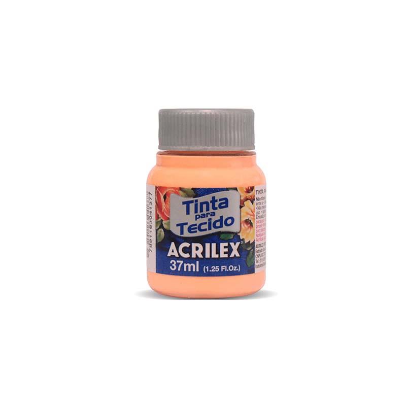  PINTURA TELA MATE ACRILEX 37ML SALMON
