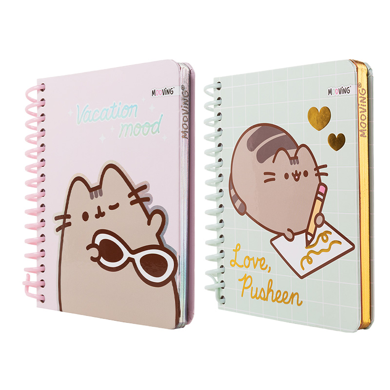  CUADERNO MOOVING PREMIUM POCKET PUSHEEN 96 HOJAS RAYADO
