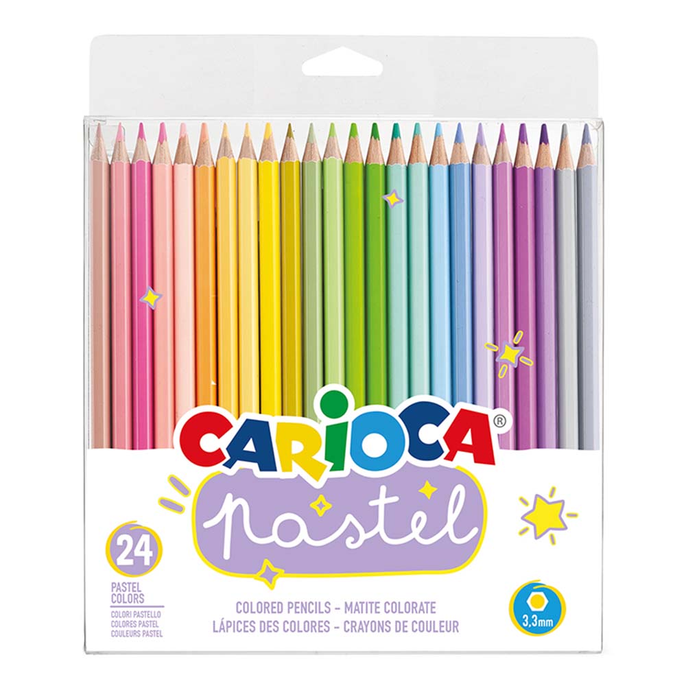  LAPIZ COLOR CARIOCA PASTEL X24