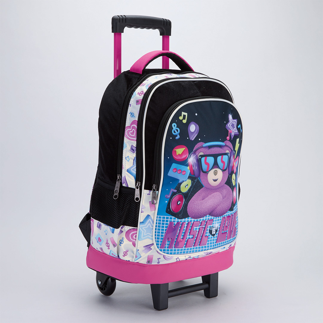  MOCHILA FILGO STARPAK 3D 18'' CARRO  OSITO 26L