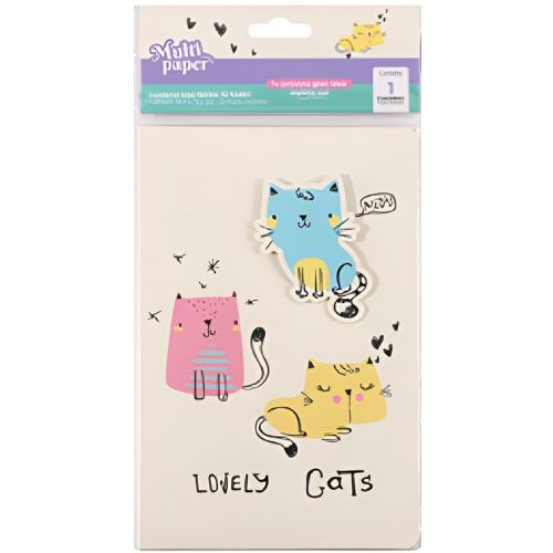  CUADERNO MULTIPAPER 13X20 TAPA FLEXIBLE 3D RABBIT 32 HOJAS RAYADAS PACK X8