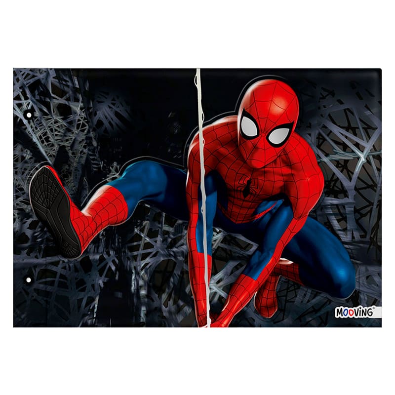  CARPETA ESCOLAR TAPA N5 MOOVING  SPIDERMAN