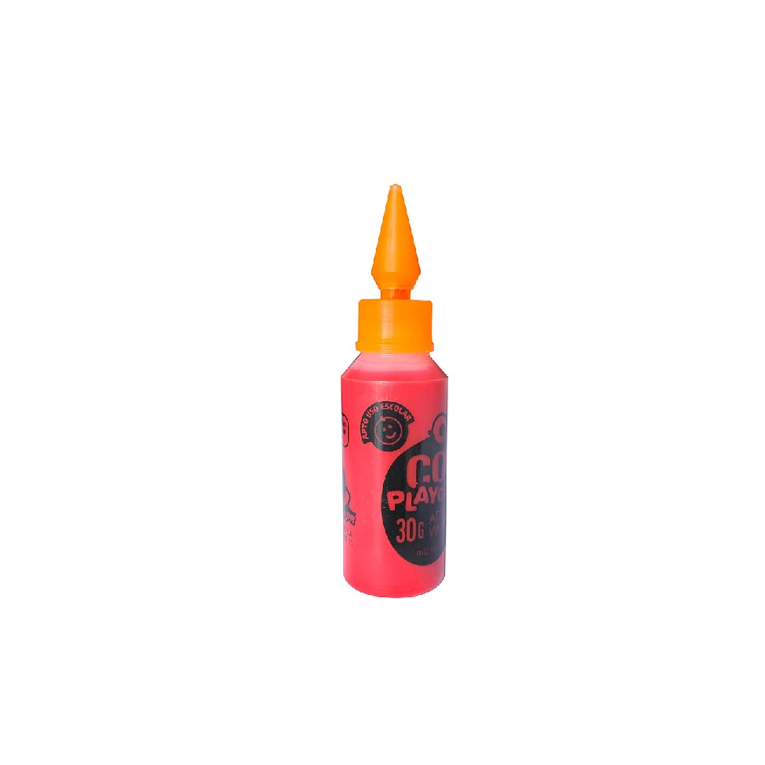  ADHESIVO COLOR PLAYCOLOR 30GR ROJO X48
