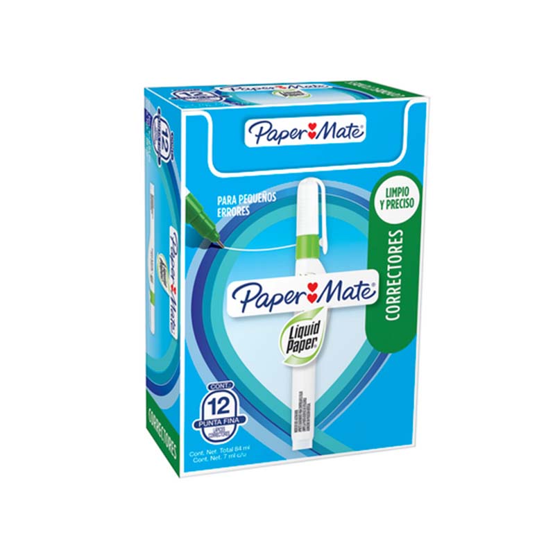  CORRECTOR LIQUID PAPER LAPIZ 7ML X 12
