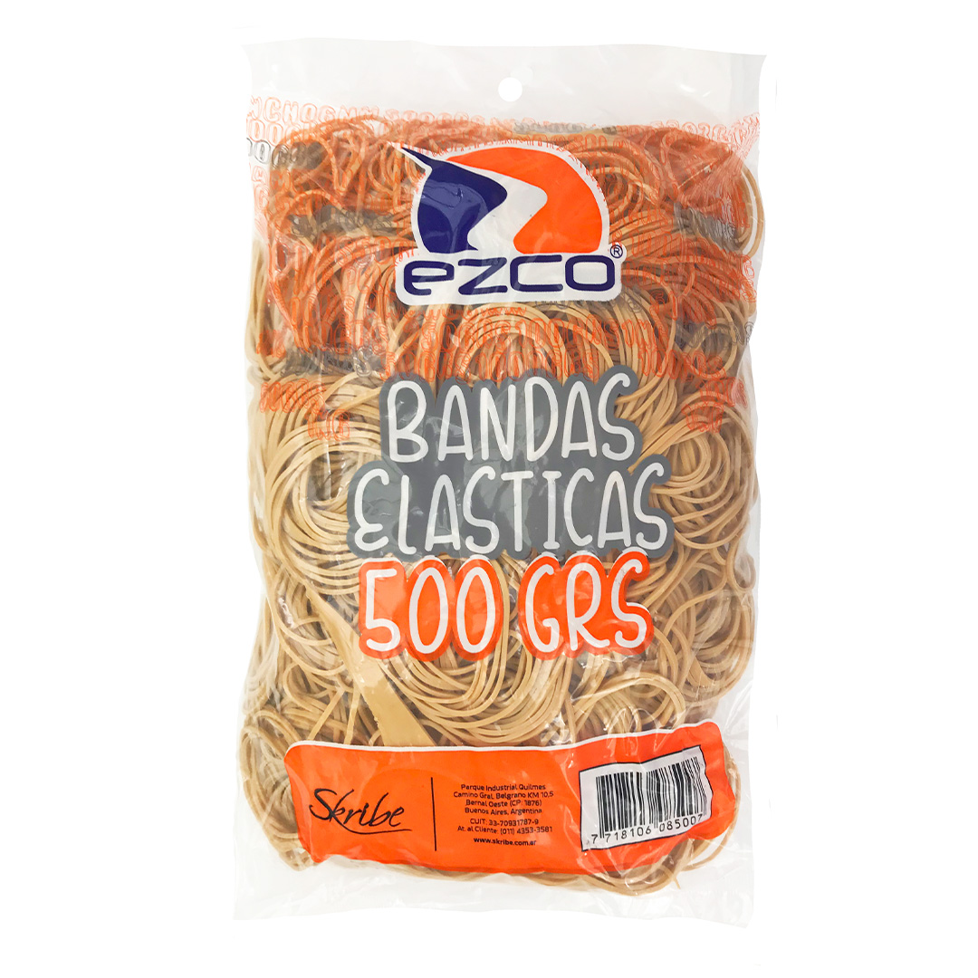  BANDA ELASTICA EZCO 38MM 500GR BOLSA