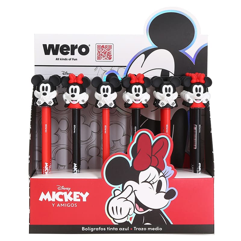  BOLIGRAFO WERO DISPLAY X18 MICKEY