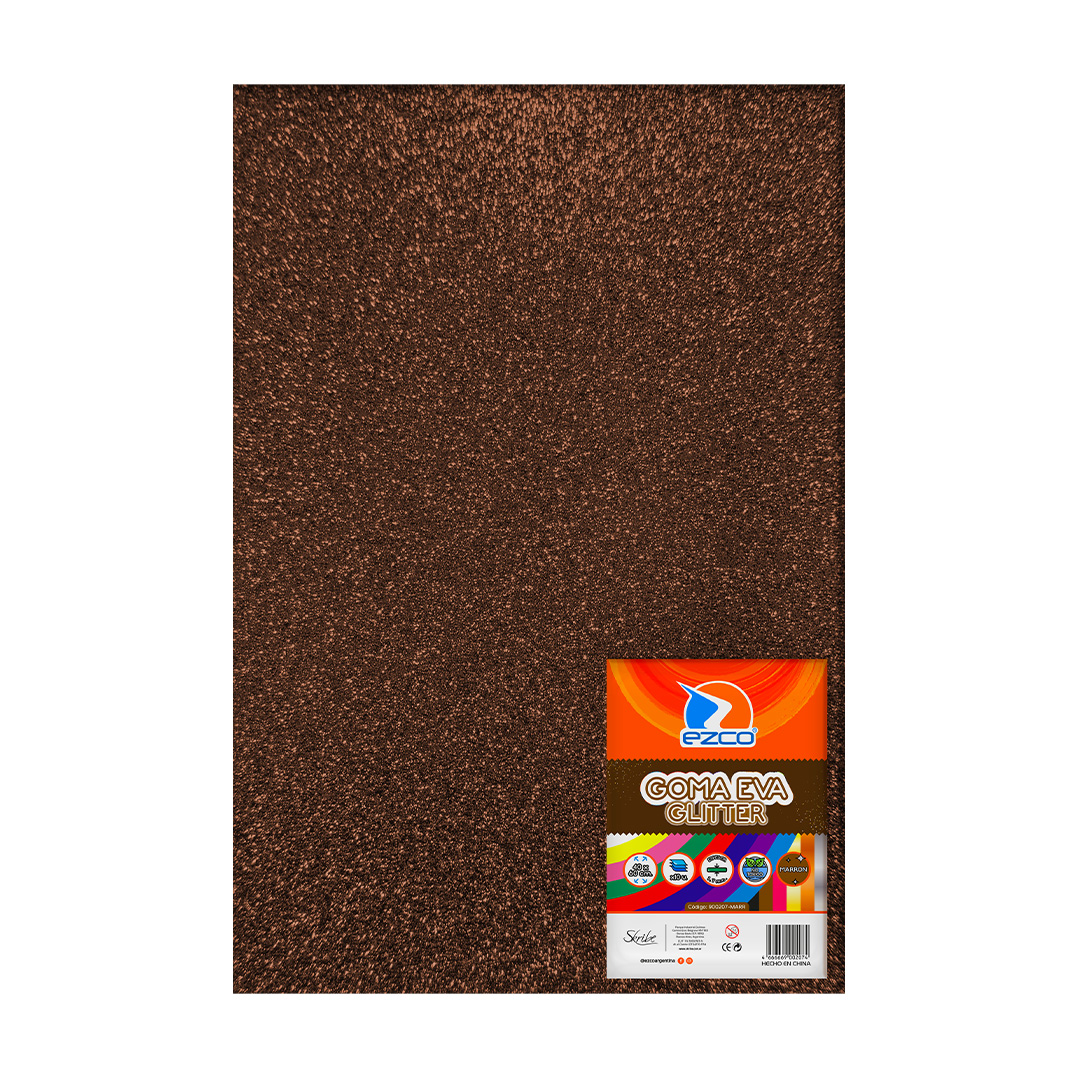  GOMA EVA BRILLO EZCO 40X60 X10 MARRON1.7MM