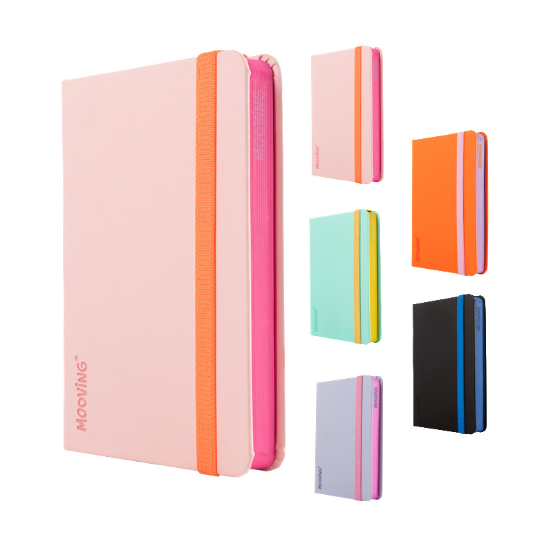  CUADERNO MOOVING A6 TAPA DURA PU TAPALISA 96 HOJAS RAYADO