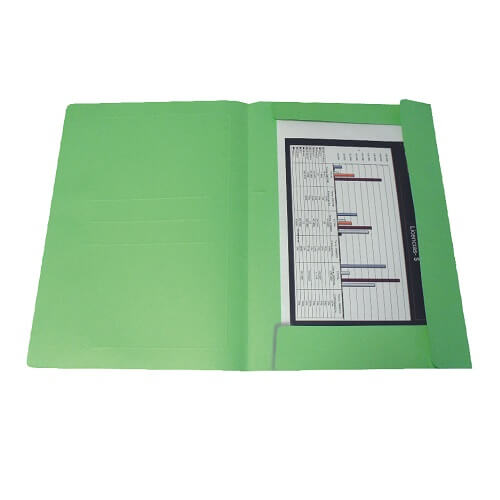  CARPETA 3 SOLAPAS CONGRESO 240GR    VERDE X50