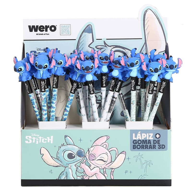  LAPIZ GRAFITO CON GOMA 3D WERO X24STITCH