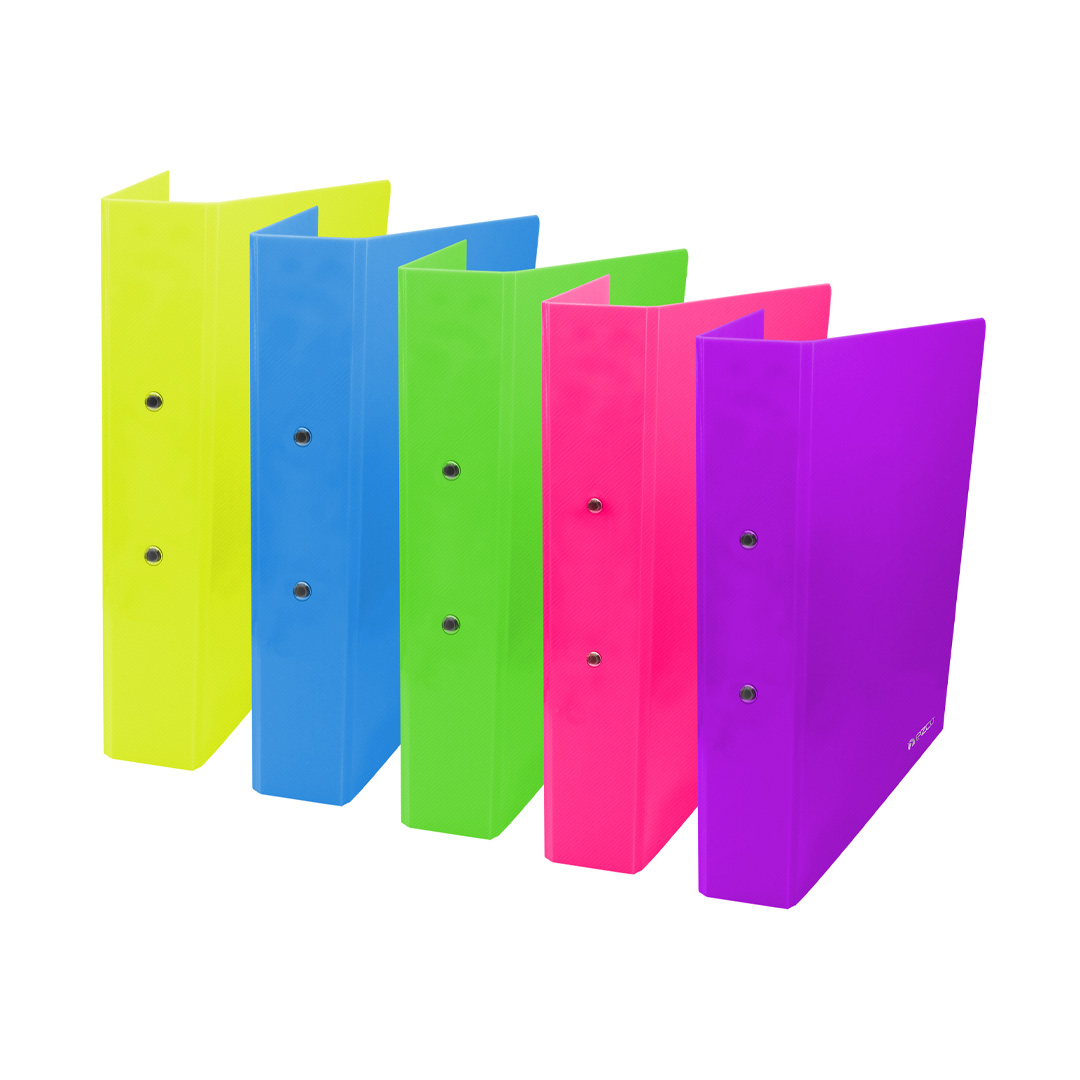  CARPETA OFICIO 2X40 EZCO POLIPROPILENO;
SURTIDO FLUO X25