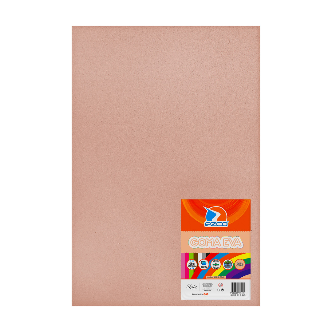  GOMA EVA EZCO 40X60 X10 ROSA CARNE 1.7MM