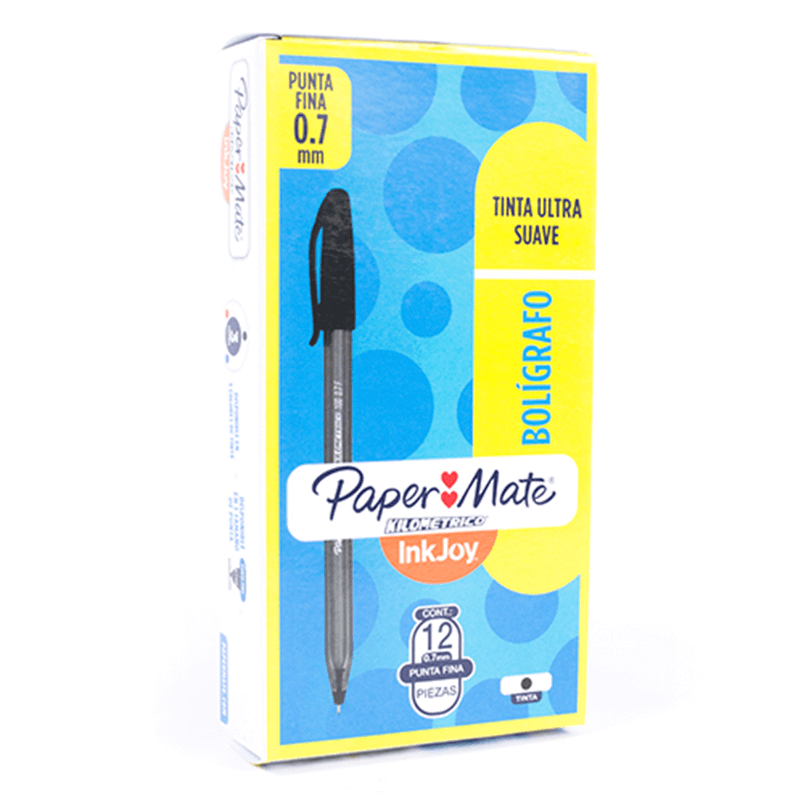  BOLIGRAFO PAPERMATE KM 100 FINO INKJOY;
NEGRO X12