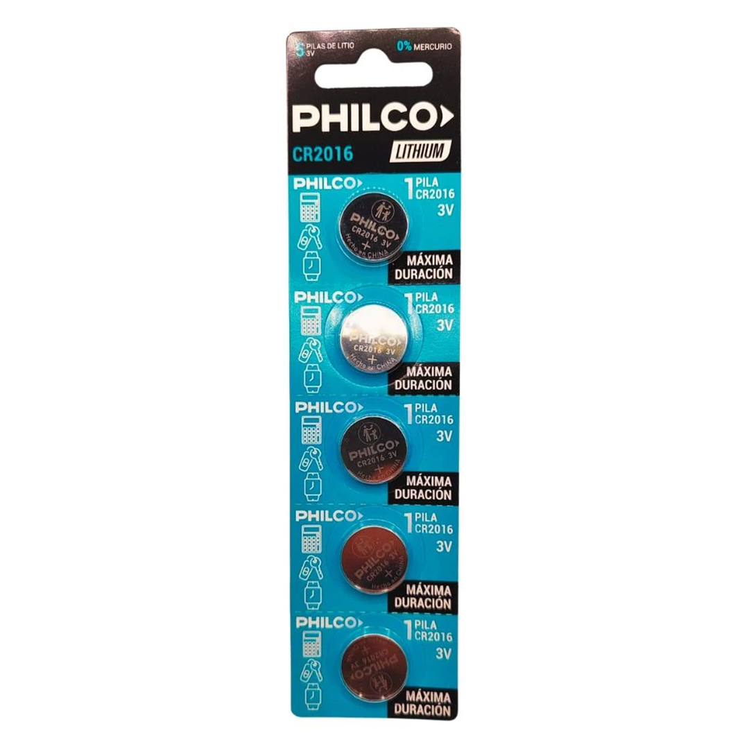  PILA BOTON LITIO PHILCO 2016 BLISTER X5