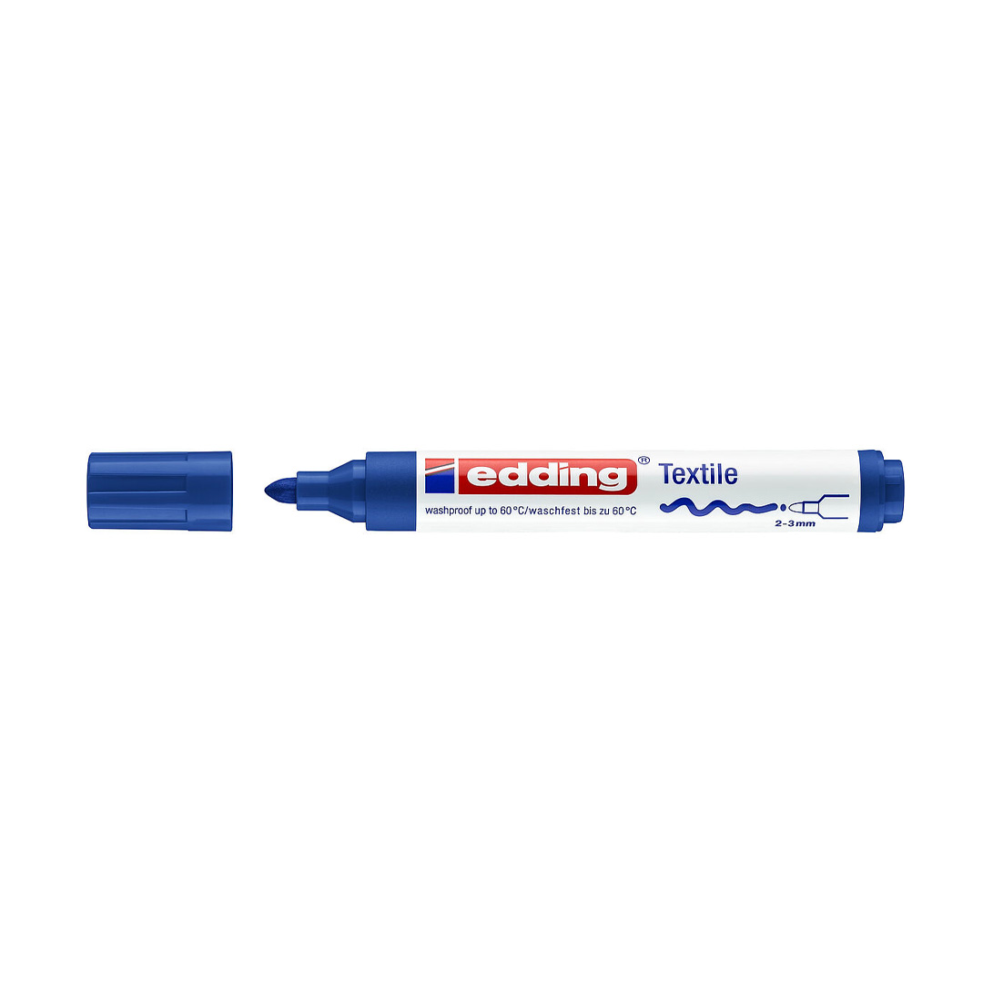  MARCADOR PARA TELA EDDING PUNTA GRUESA;
E-4500 X1 AZUL