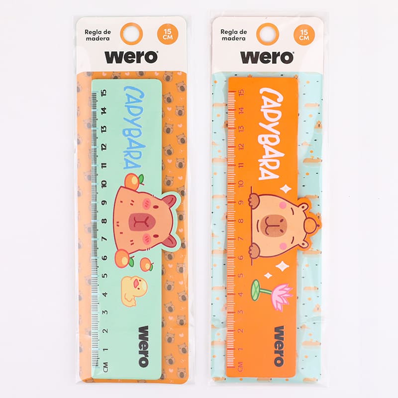  REGLA MADERA 15CM WERO X1 CAPIBARA