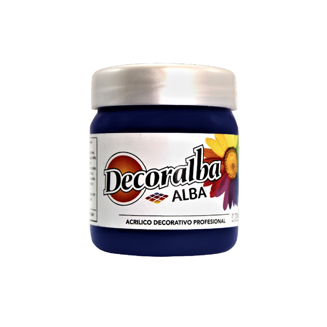  ACRILICO DECORATIVO ALBA 200ML AZUL  NOCHE