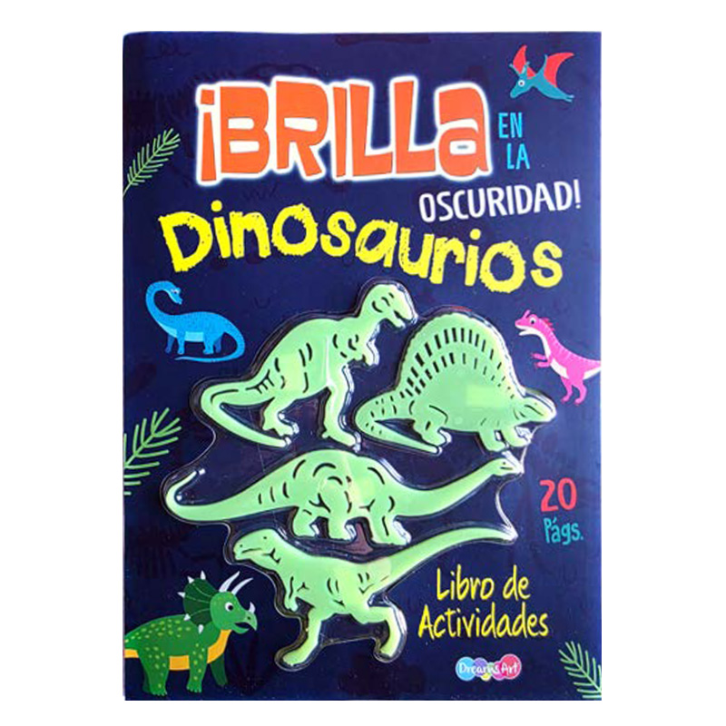  LIBRO PLOW BRILLA OSCURIDAD DINOSAURIO
