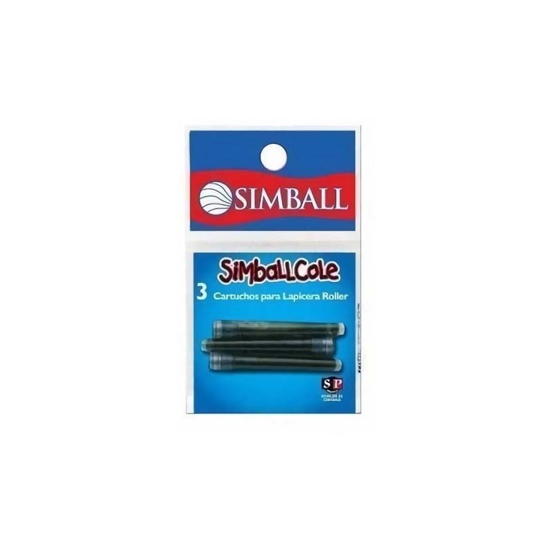  REPUESTO CARTUCHO SIMBALL COLE AZUL X3;
CAJA X50