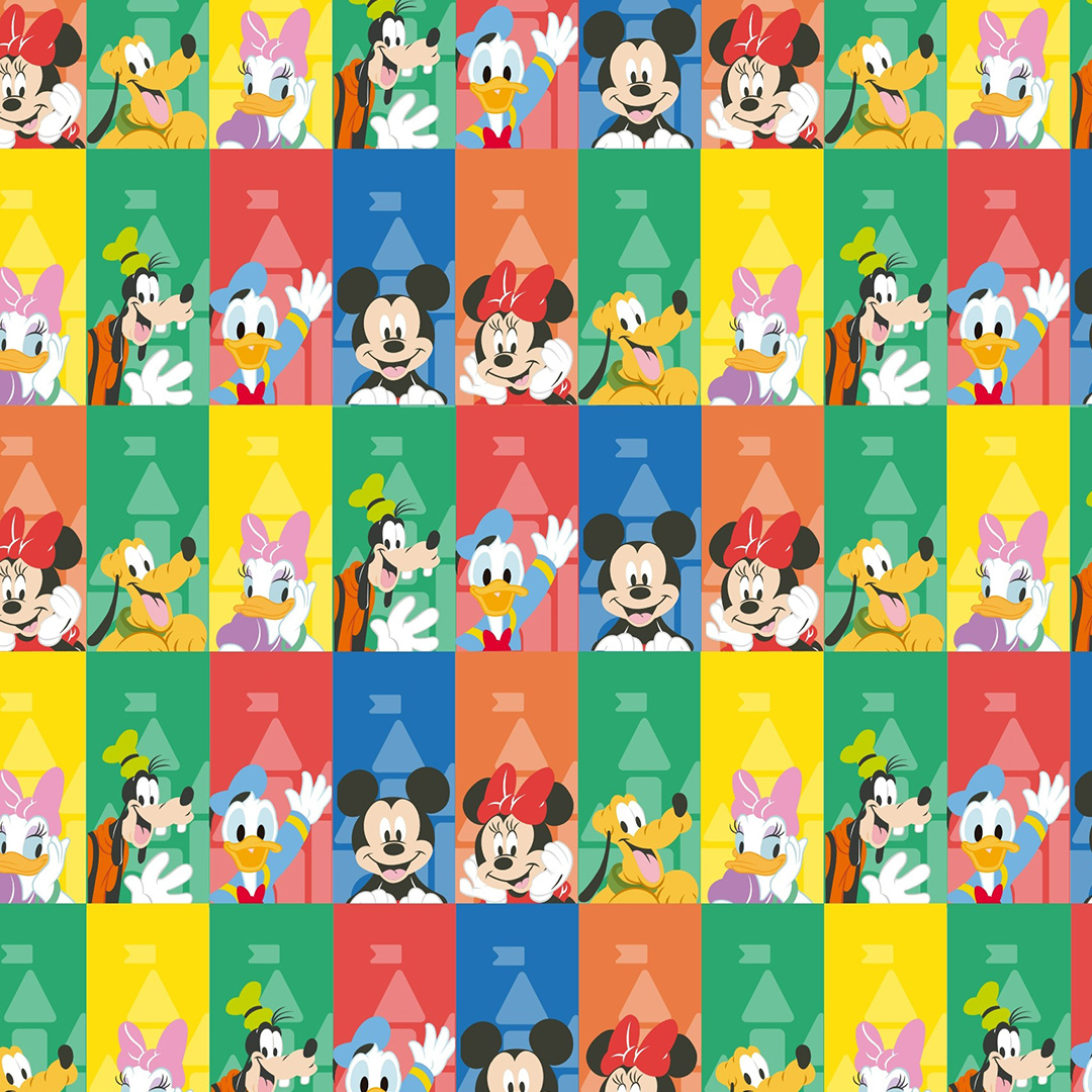  PAPEL AFICHE MURESCO FANTASIA 70X100  X10H MICKEY MULTICOLOR