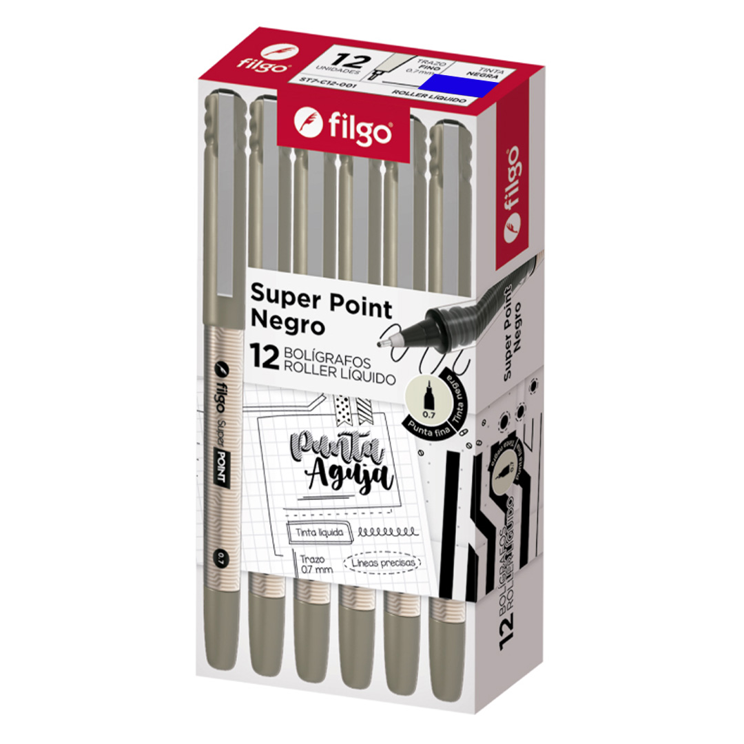  ROLLER FILGO SUPER POINT 0.7 AZUL X12