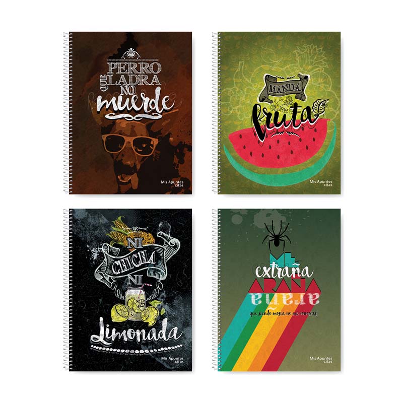  CUADERNO MIS APUNTES 29.7 CITAS TAPA  CARTON 120 HOJAS CUADRICULADO