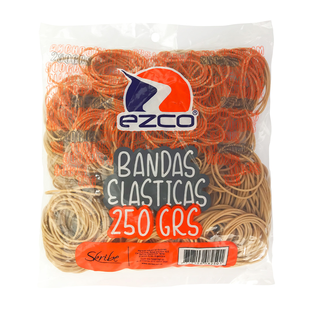  BANDA ELASTICA EZCO 38MM 250GR BOLSA