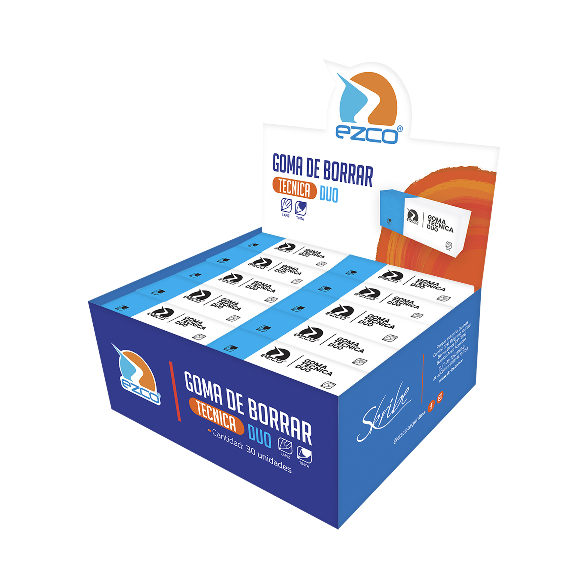  GOMA EZCO PLASTICA TECNICA DUO X30