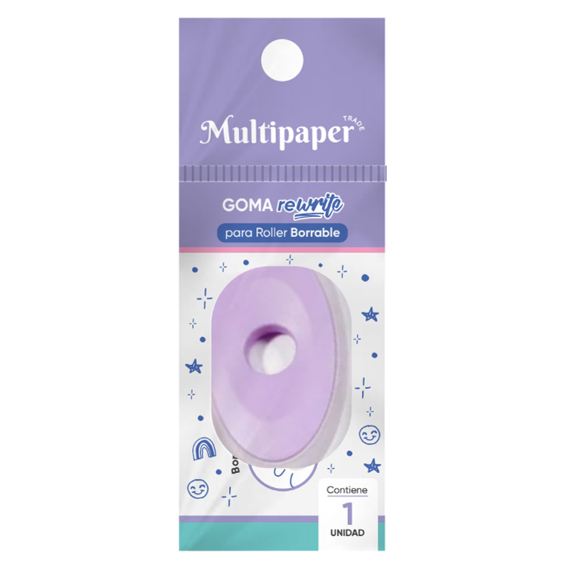  GOMA MULTIPAPER REWRITE PARA ROLLER  BORRABLE DISPLAY X20