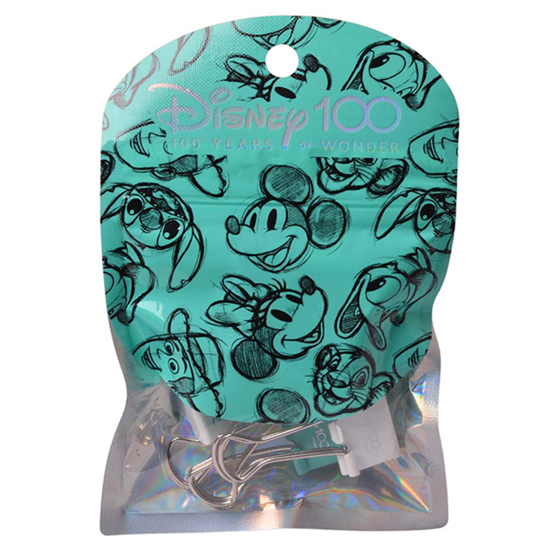  CLIPS BINDER MOOVING 25MM DISNEY 100  AÑOS X6
