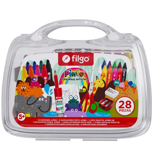  SET FILGO VALIJA PINTO PEQUEÑOS  ARTISTAS X28 SURTIDO