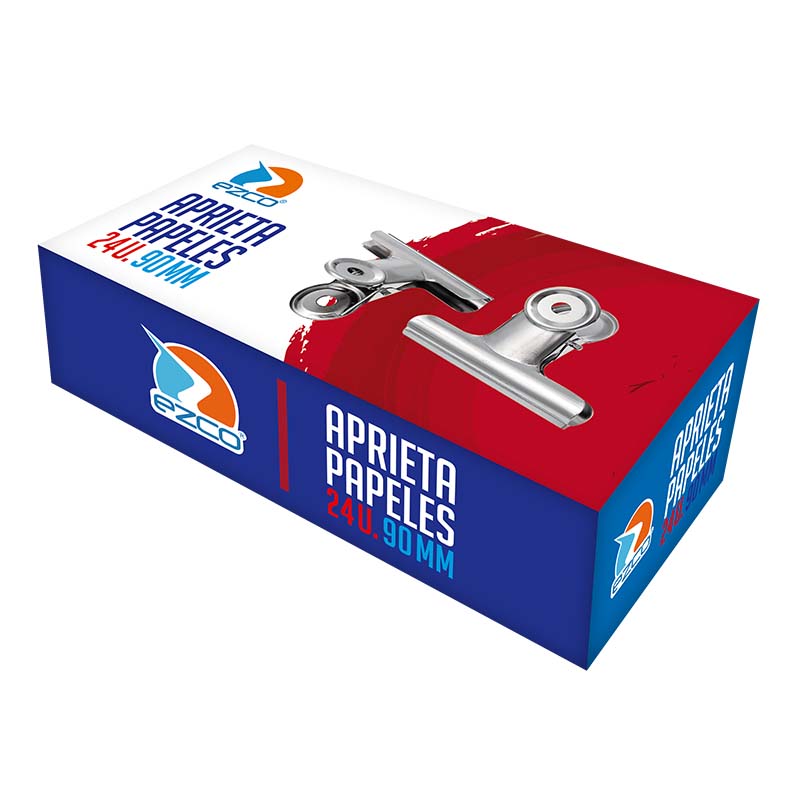  APRIETA PAPELES EZCO 90MM CAJA X24